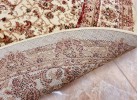 Тъкан персийски килим Blue stones 2538 cream елипса